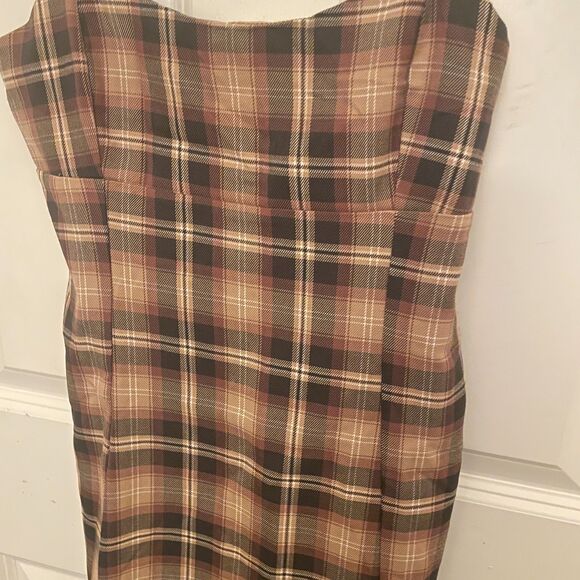 Aeropostale NWT Plaid Mini Shift Dress Sleeveless Small Academia Preppy - Picture 10 of 11
